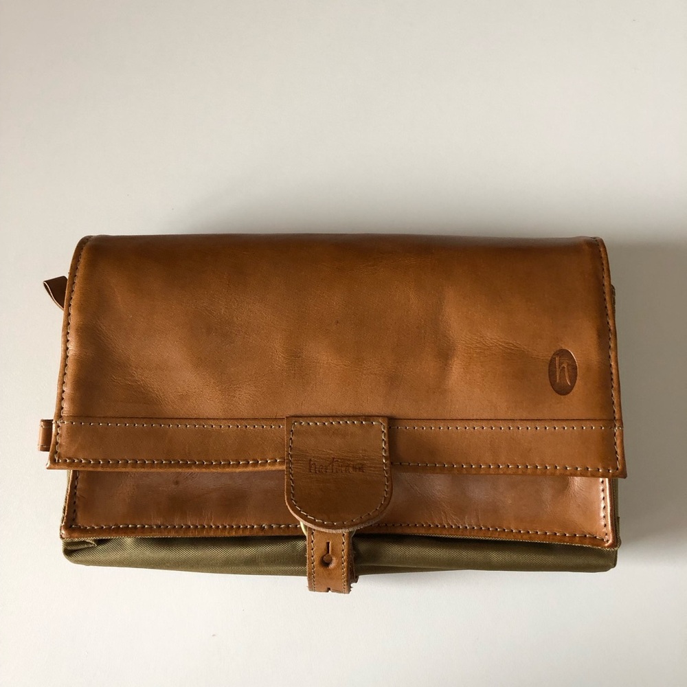 Vintage Hartmann Hanging Toiletry Bag - Consists of Leather & Nylon - Picture 2 of 13